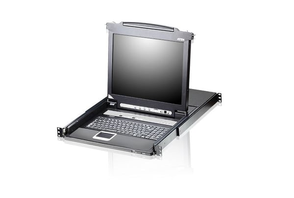 ATEN CL6700MW-ATA-2XK06ITG, 1920 x 1080 pikseliä, Full HD, telineasennus, 1U, 19,4 W, musta