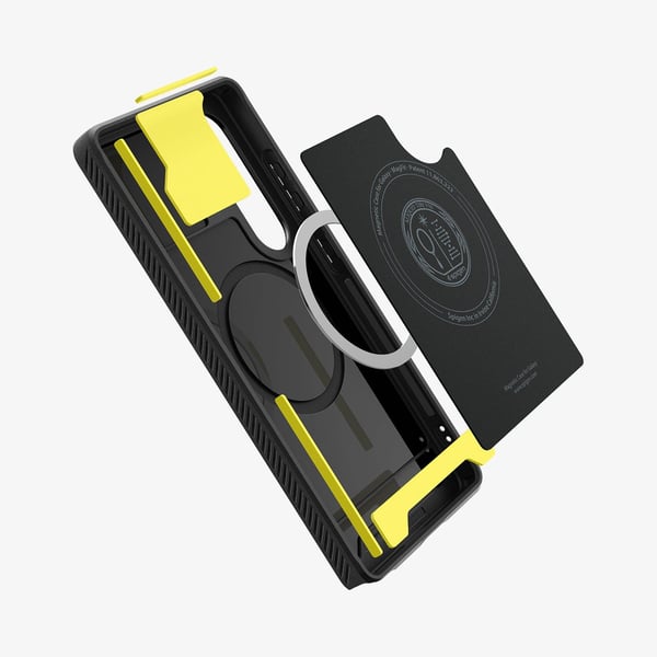 Spigen Rugged Armor, Suojus, Samsung, Galaxy S25 Ultra, 17,5 cm (6.9"), musta