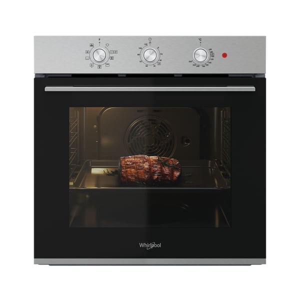 Whirlpool OMK38HU0X, Medium, Elektrisk ovn, 71 l, 71 l, Vifteaktivert, 1500 W