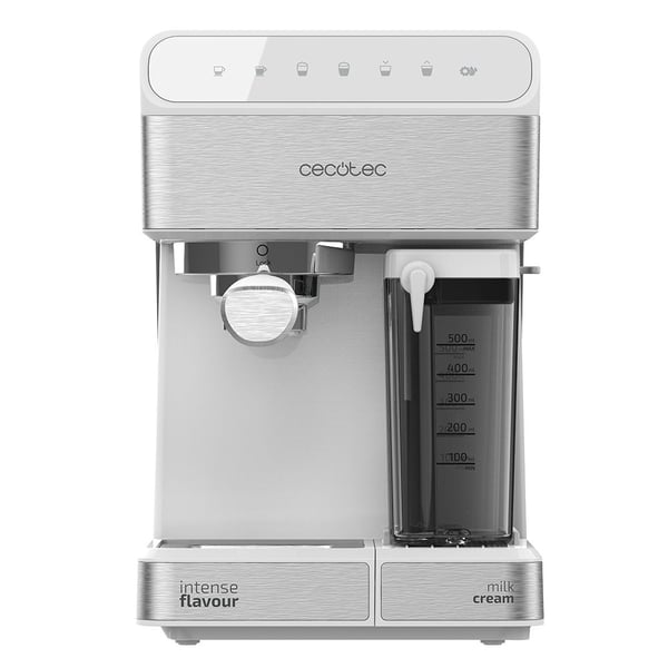 Cecotec Power Instant-ccino 20 Touch, Espressomaskin, 1,4 l, Malt kaffe, 1350 W, Rustfritt stål, Hvit