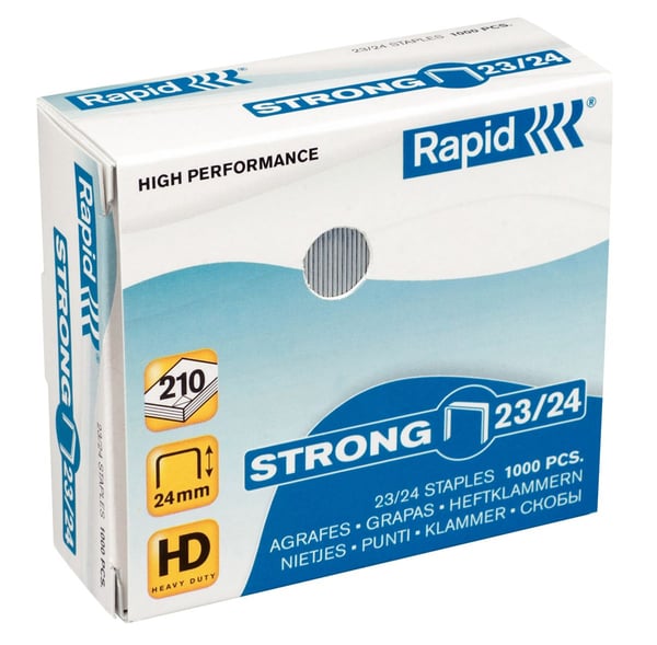 Rapid Strong - Stifter - 23/24 - galvanisert stål - pakke av 1000 - for P/N: 23633700