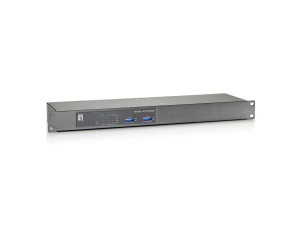 LevelOne FEP-1601W120 - Switch - 16 x 10/100 (PoE+) - rackmonterbar, stasjonær - PoE+ (112 W)