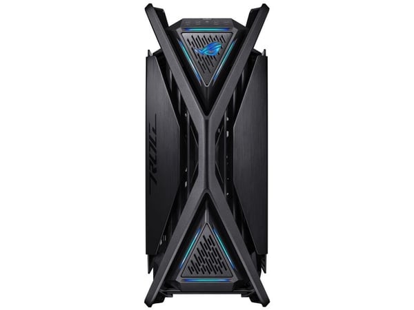 ASUS ROG Hyperion GR701 - FT spel - utökad ATX - genomskinlig sidopanel (härdat glas) - ingen strömförsörjning - USB/ljud