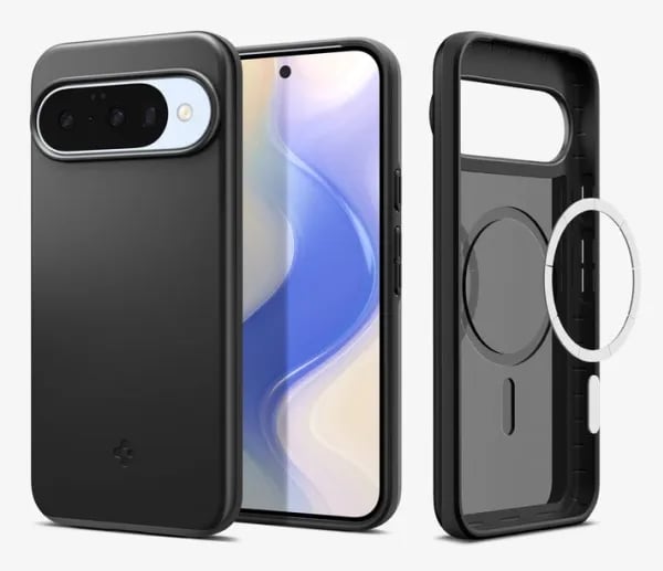 Spigen ACS09699, Suojus, Google, Google - Pixel 10 Pro Google - Pixel 10, 16 cm (6.3"), musta