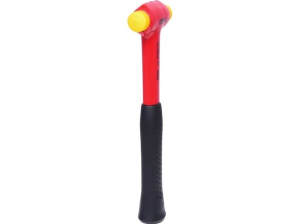 KS Tools 117.1126, Rekyylitön vasara, Poliamid, Musta, Punainen, 30 cm, 560 g, 2,5 cm