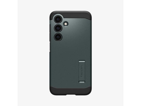 Spigen Tough Armor, Omslag, Samsung, Galaxy S24 (2024), 15,8 cm (6.2"), Svart, Grön