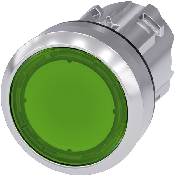 Siemens 3SU10510AA400AA0 3SU1051-0AA40-0AA0 Lystrykkontakt (Ø x K) 29,5 mm x 29,5 mm IP66, IP67, IP69/IP69K 1 stk