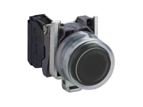 Schneider Electric XB4, Knapp, Svart, Not compatible with legend holder, IP66, IK06, Klass I