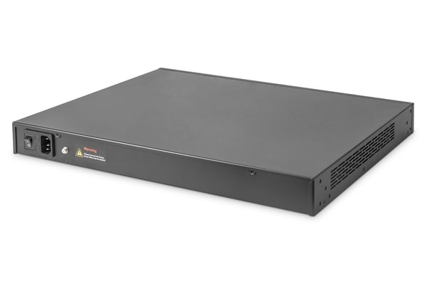 DIGITUS DN-95117 - Strøminjektor (rackmonterbar/ekstern) - AC 100-240 V - 370 watt - utgangskontakter: 24 - 1U - 19"