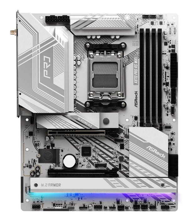ASRock X870 Pro RS WiFi -emolevy, AM5, ATX, DDR5