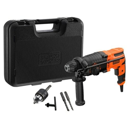 Black & Decker BEHS01K-QS, Boremaskin med pistolgrep, SDS Plus, 3 cm, 1600 RPM, 3 cm, 1,3 cm