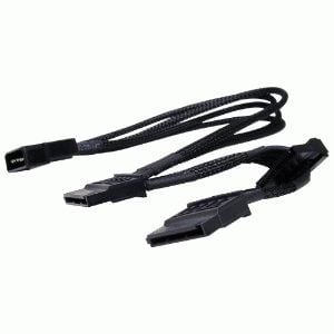 NZXT CB-43SATA, 0,2 m, Svart