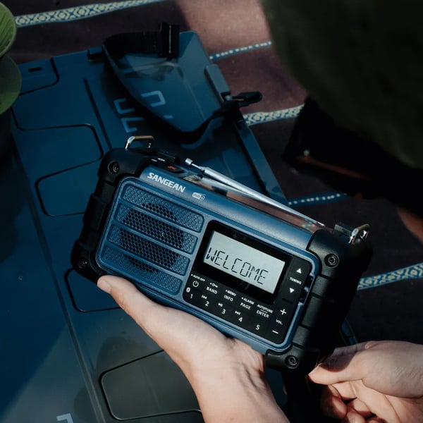 Sangean MMR-99 bärbar DAB-radio DAB+ FM, blå