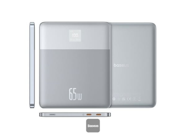 Baseus Blade2 varavirtalähde 65 W 12000 mAh + USB-C-kaapeli, oranssi