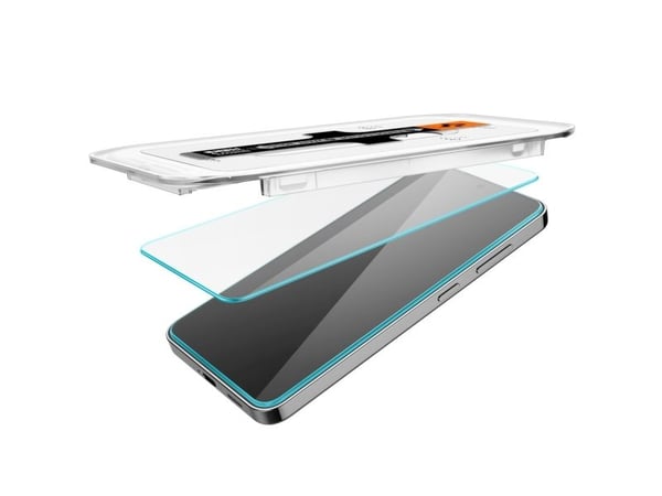 Spigen GLAS.tR EZ Fit HD, Samsung, Galaxy S24 (2024), Støvresistent, Ripebestandig, Gjennomsiktig, 2 stykker
