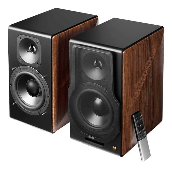 Edifier S3000MKII aktiivikaiuttimet 2.0 Bluetooth 256 W, musta/ruskea