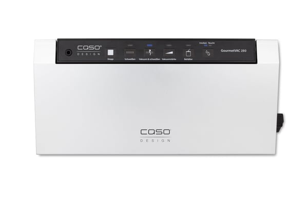 Caso GourmetVAC 280, Musta, Hopea, Tyhjiötiiviste, Muovi, Kosketus, 30 cm, GS, CE