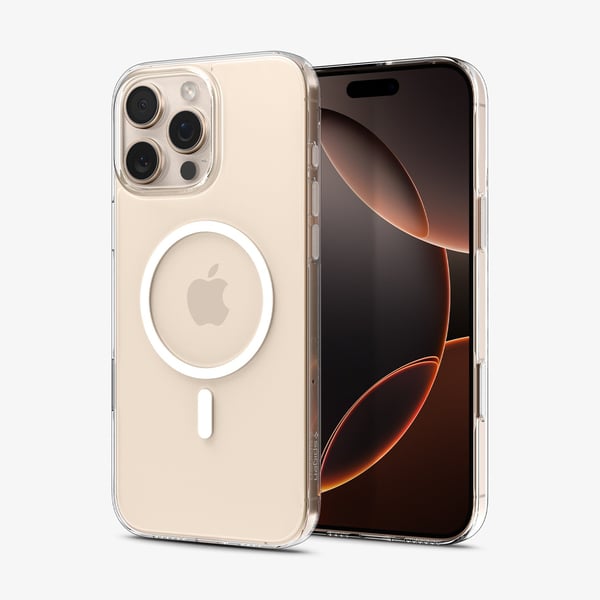 Spigen Thin Fit T (Mag Fit), Mobilskal, Apple, iPhone 16 Pro, 16 cm (6.3"), Transparent, Vit