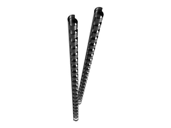 Genie GENIE spiralbindingsrygger 6mm sort 50 stk