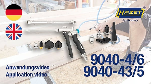 HAZET 9040-4/6, Tryckluft