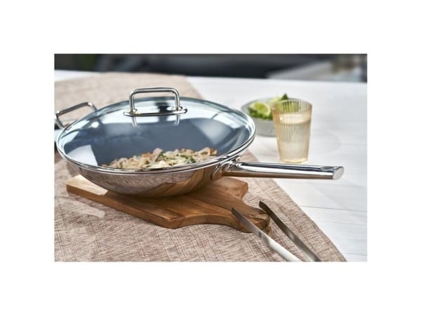 Zwilling 40992-032-0 Wok 32 cm, ruostumaton teräs, hopea