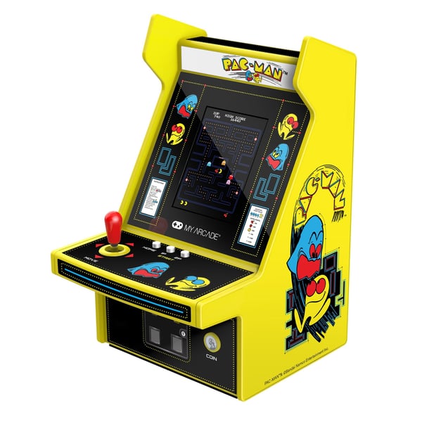 My Arcade PAC-MAN Micro Player Pro, Monivärinen, Kotipainike, Käynnistyspainike, 6,98 cm (2.75"), 3,5 mm, USB/Akku, AA