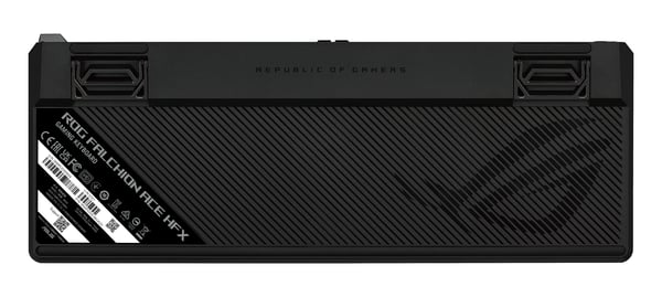 ASUS ROG Falchion Ace HFX - Tangentbord - 65% - compact - med pekpanel - bakgrundsbelyst - USB - tangentbrytare: ROG HFX magnetiska knappar - svart