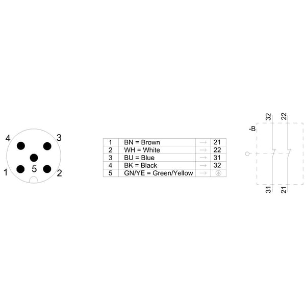 Siemens 3SE51140LA001AE1 3SE5114-0LA00-1AE1 Peruskytkin 4 A IP66, IP67 1 kpl, metalli, IP66, IP67, 50 mm, 58 mm, 109 mm, 334 g