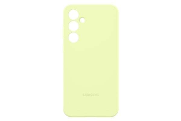 Samsung EF-PA556 - Baksidesskydd för mobiltelefon - silikon - lime - för Galaxy A55