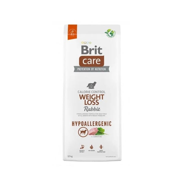 Brit Care Dog Hypoallergenic Weight Loss, Rabbit, 12 kg