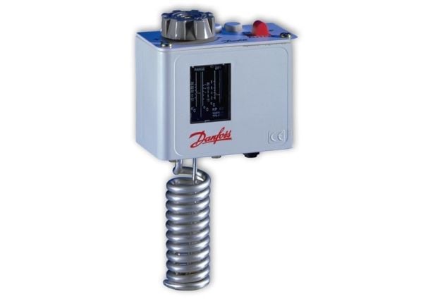 Danfoss KP62 termostaatti - -30-15 gr, Automaattinen, SPDT, huoneanturi, 40x30 mm, IP30