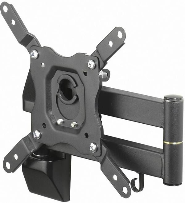 Vivanco VVTVFMOR43INCH25KG, 109,2 cm (43"), 25 kg, 75 x 75 mm, 200 x 200 mm, -15 - 5°, Sort
