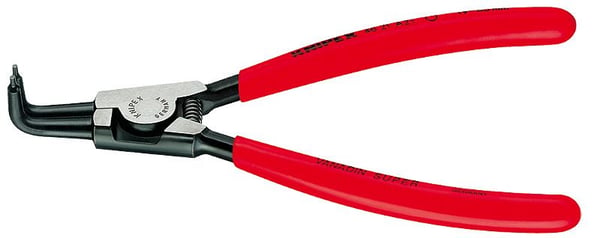 Knipex 46 21 A11, Låseringtang, Kromvanadiumstål, Plast, Rød, 125 mm, 85 g