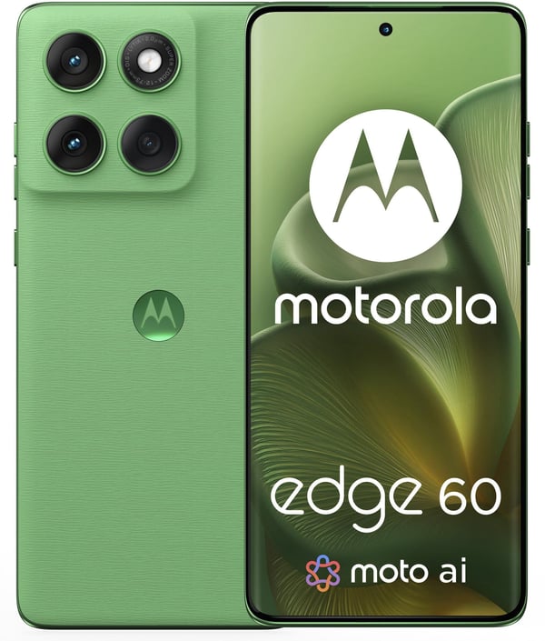 Motorola edge 60 16,9 cm (6,67") Dual SIM Android 15 5G USB Type-C 12 GB 256 GB 5200 mAh Grön
