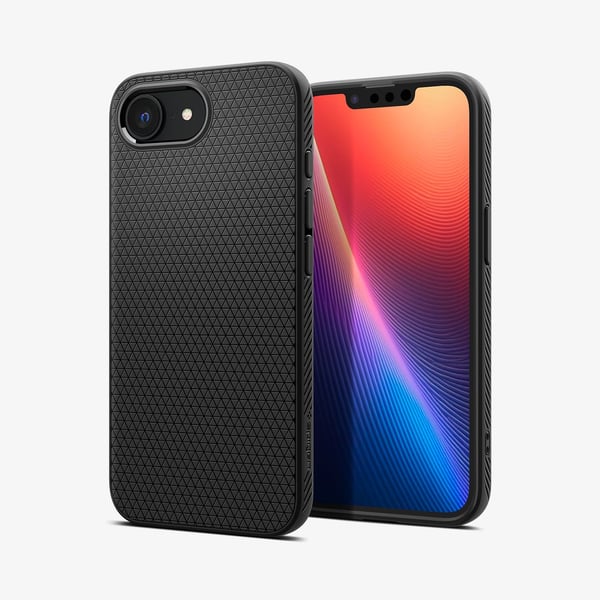Spigen Liquid Air (MagFit), Mobilskal, Apple, iPhone 16e, 15,5 cm (6.1"), Svart