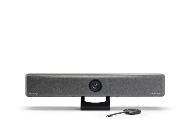 Barco ClickShare Bar Core videobar 4K 1-knapps, grå (R9861632EUB1)