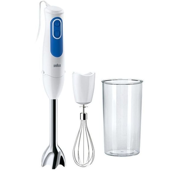 Braun Multi Quick 3, Stav Mikser, 0,6 l, 700 W, Blå, Hvit