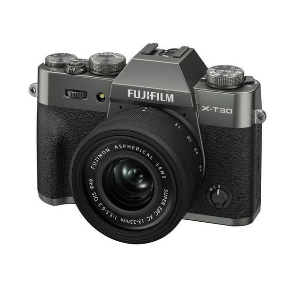 Fujifilm X-T30 III speilløst kamera + XC 13-33mm, 26,1 MP, koksgrå/sølv