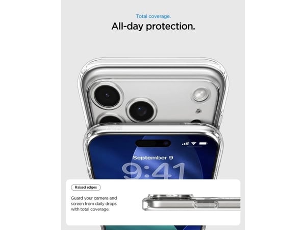 Spigen Ultra Hybrid (MagFit), Etui, Apple, iPhone 17 Pro, 16 cm (6.3"), Svart