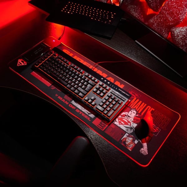 Numskull Games 154923, Sort, Flerfarget, Rød, Bilde, USB-strøm, Antiskliunderlag, Musematte til gaming