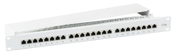 EFB Elektronik 37668.1M, 2500 Mbit/s, RJ-45, Gull, Cat5e, Grå, Rackmontering