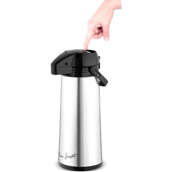 Lamart LT4037, 1,9 L, Musta, Ruostumaton teräs, Muovi, Terästä, Telttailu, Matkailu, 13 cm, 360 mm