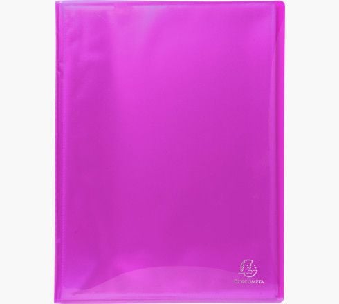 Demomappe Exacompta Iderama A4 (210 x 297 mm) med 30 innstikklommer - 4 stk. assorterte farger i pakken