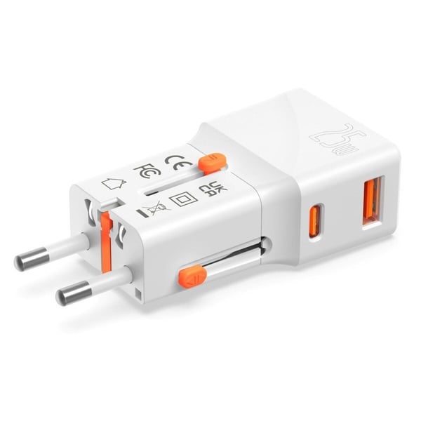 4smarts 541646, inomhus, AC, 12 V, Orange, Vit