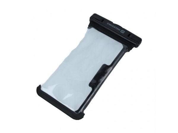 Swissten 32900800, Veske beholder, Universell, iPhone XS Max and smaller, 16,5 cm (6.5"), Sort, Gjennomsiktig