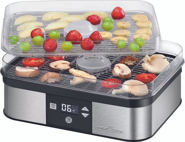 ProfiCook PC-DR 1116 - Livsmedelstork - 350 W - rostfritt stål/svart