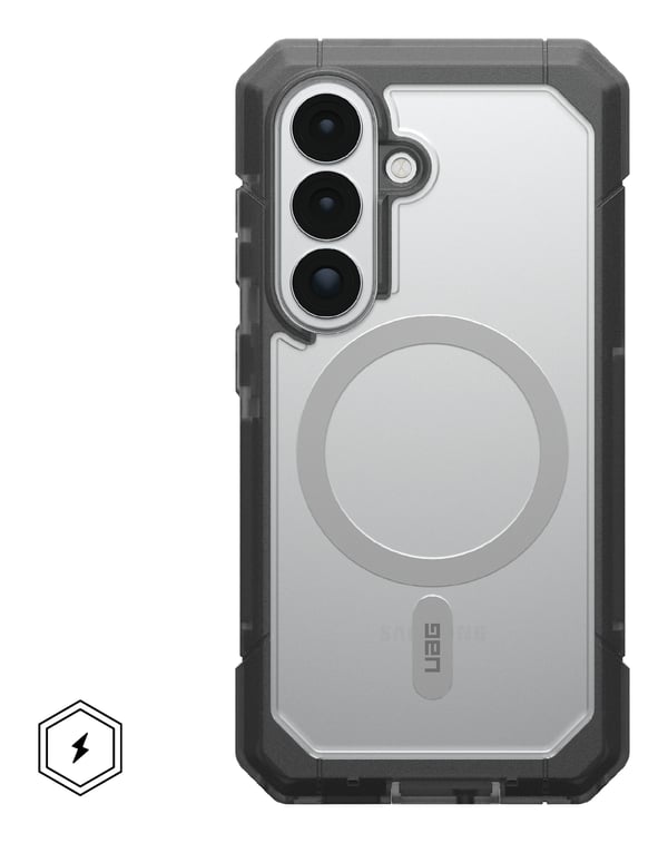 UAG - Trooper w/Magnet Cover - Clear/Ash - Samsung S26