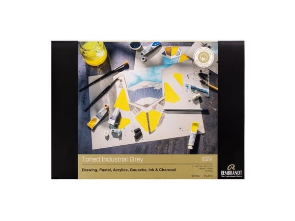Rembrandt tonet papir Industrial Grey A4 | 21 x 29,7 cm, 180 g, 50 ark
