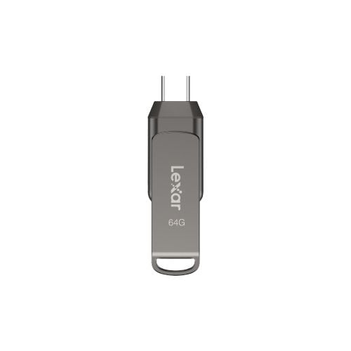 Lexar JumpDrive Dual Drive D400 - USB-flashstasjon - 64 GB - USB 3.1 / USB-C