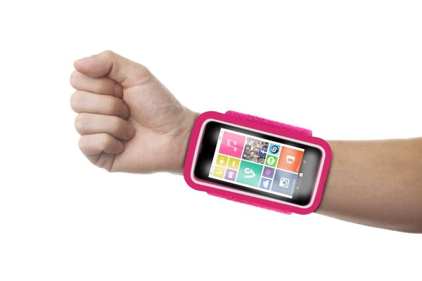 PURO UNIRUNLPNK, Armbåndsetui, Alle merker, 10,9 cm (4.3"), Rosa